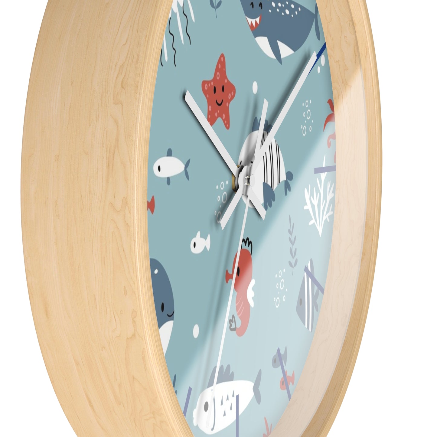 Underwater Friends Wall Clock - Dive into Fun Timekeeping