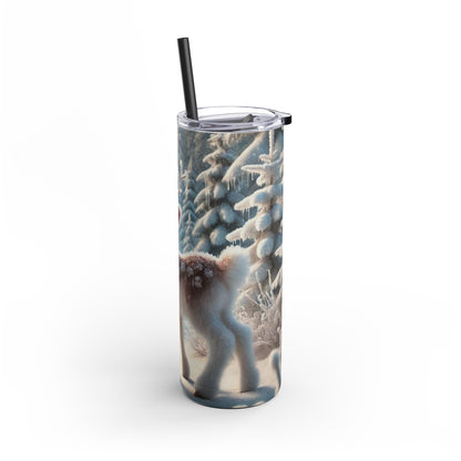 Winter Tale Deer Design Tumbler 20oz