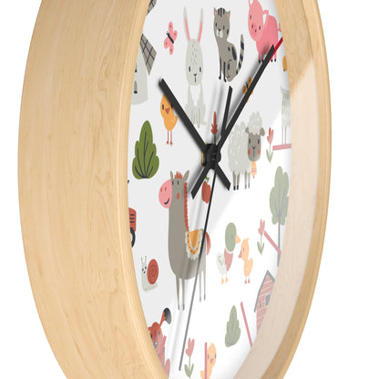 Playful Pals Wall Clock - Fun Time with Adorable Animals