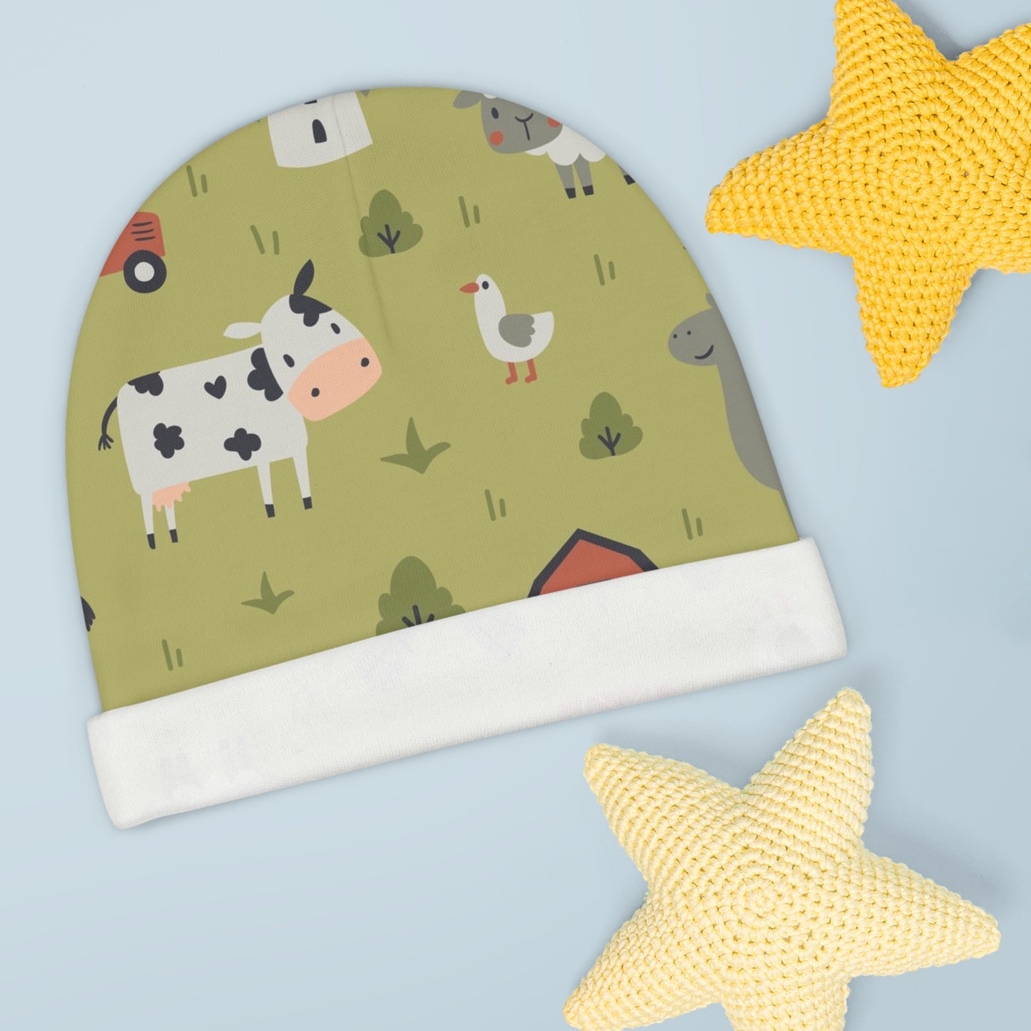 🐄 Farm Friends Baby Beanie 🌾