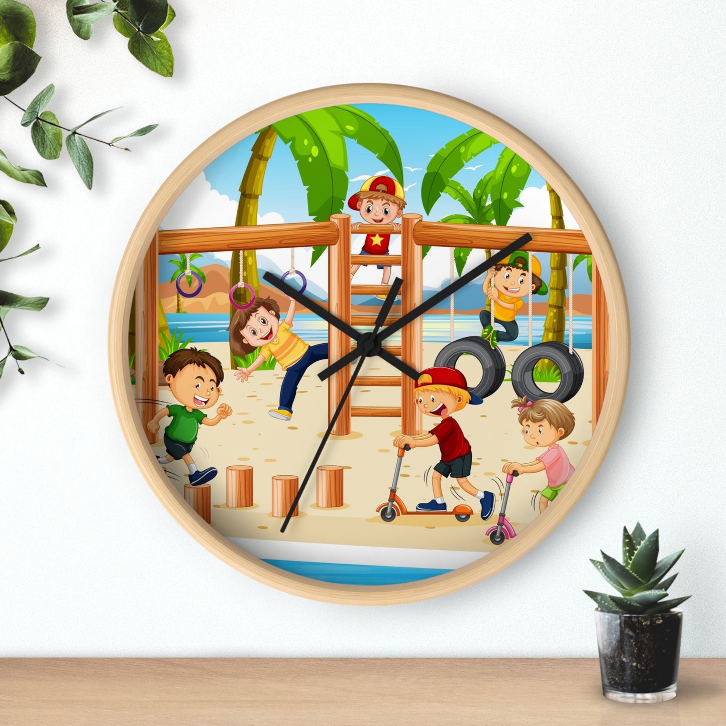 Playtime Paradise Wall Clock