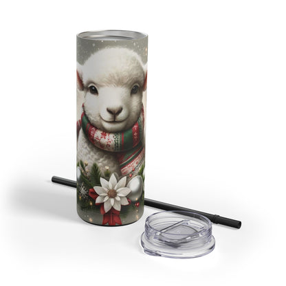 Cozy Winter Lamb Tumbler  Festive 20oz Magic