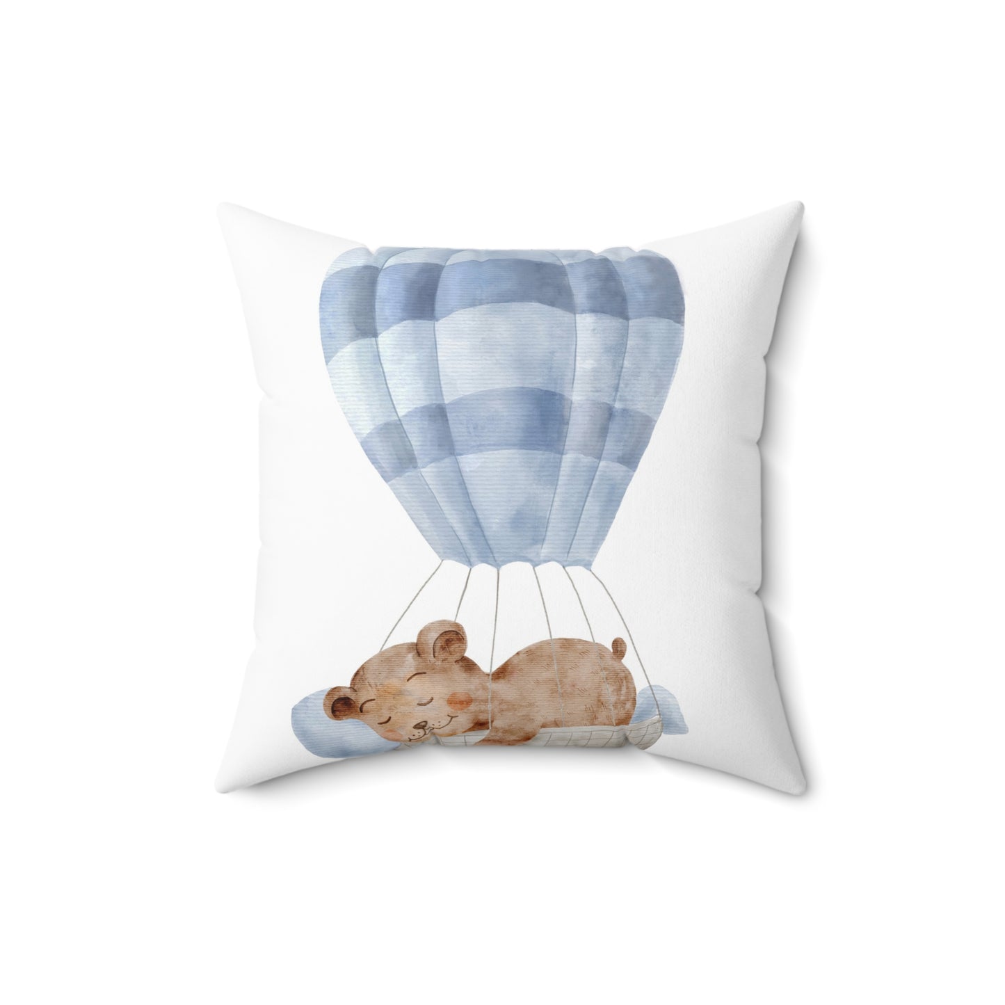 Dreamy Bear Balloon Pillow - Whimsical Nursery Decor