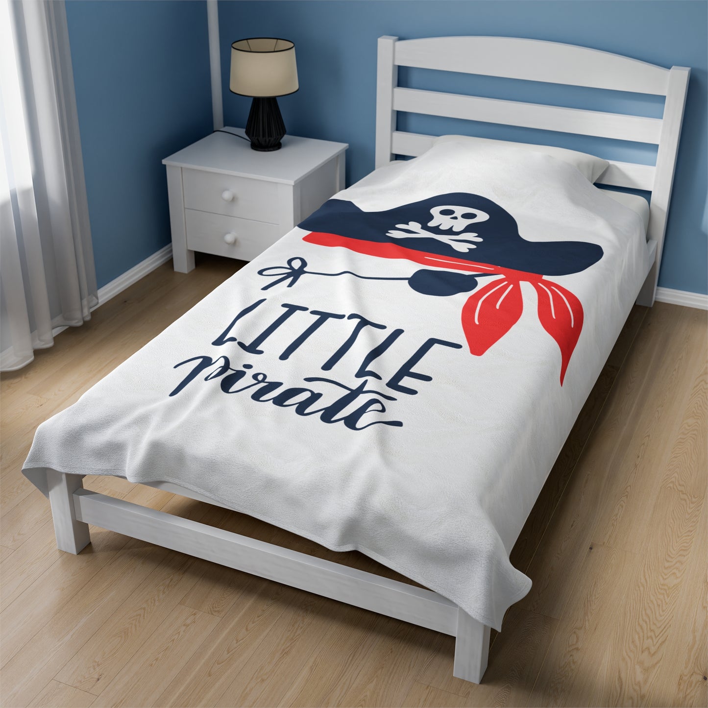 Pirate of the Wind Velveteen Plush Blanket