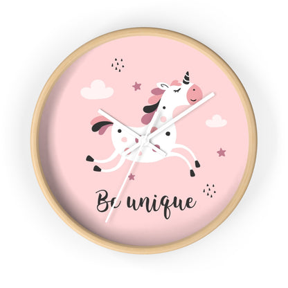 Be Unique Unicorn Wall Clock - Magical Timekeeper for Dreamers