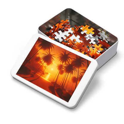 Jigsaw Puzzle with Tin