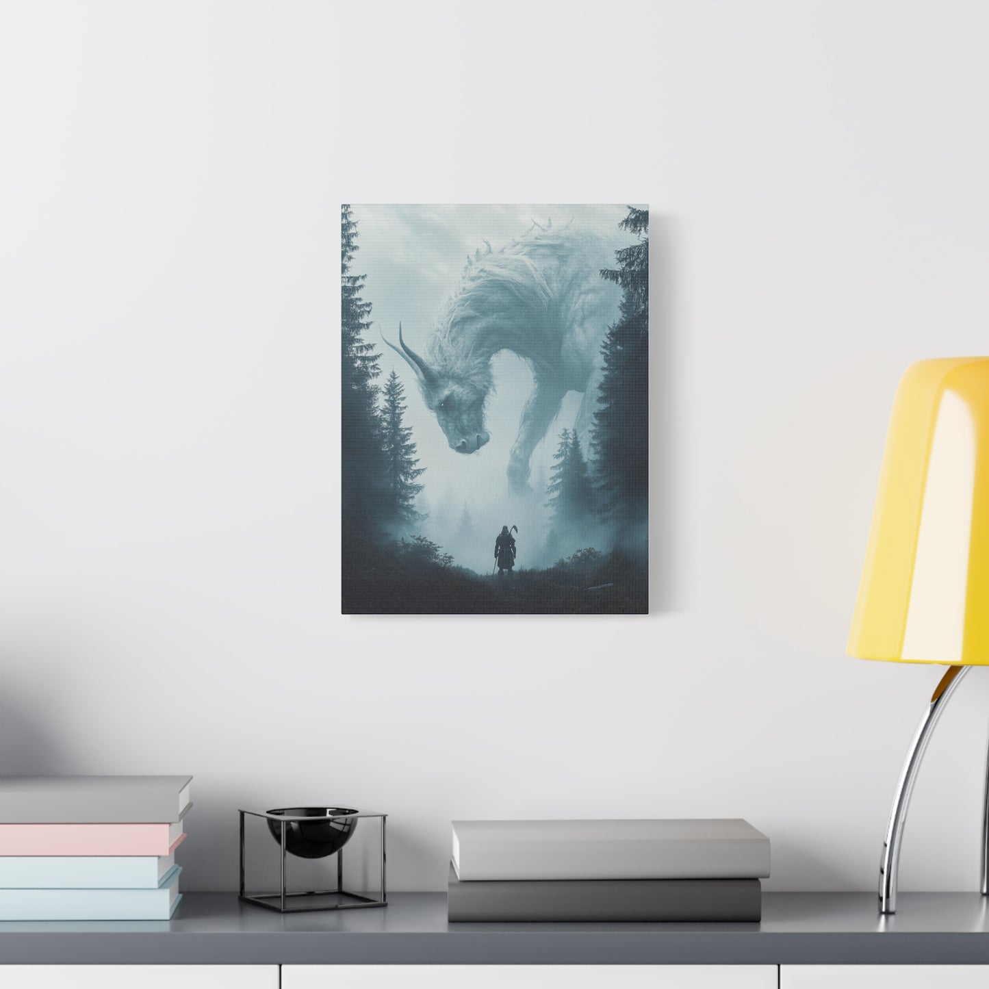 Forest Sentinel - Mystical Dragon Canvas Art