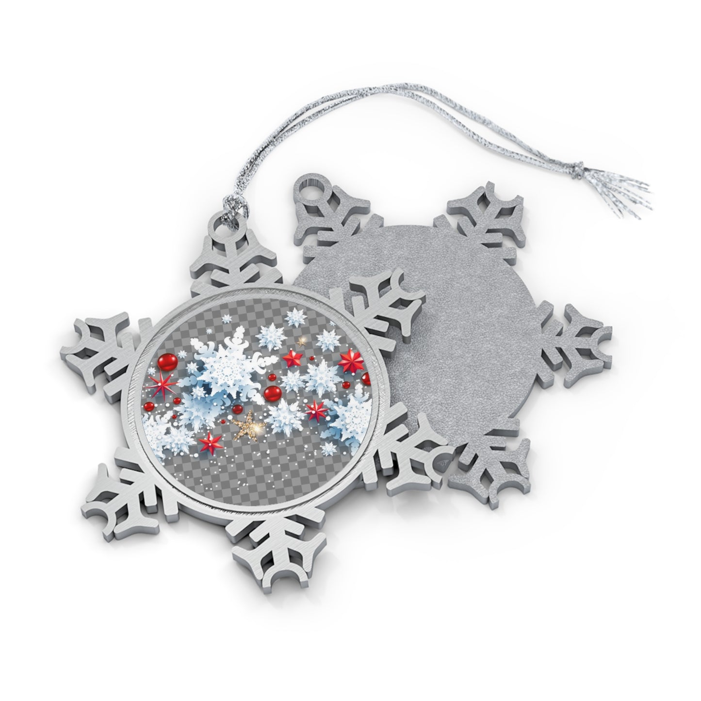 Pewter Snowflake Ornament