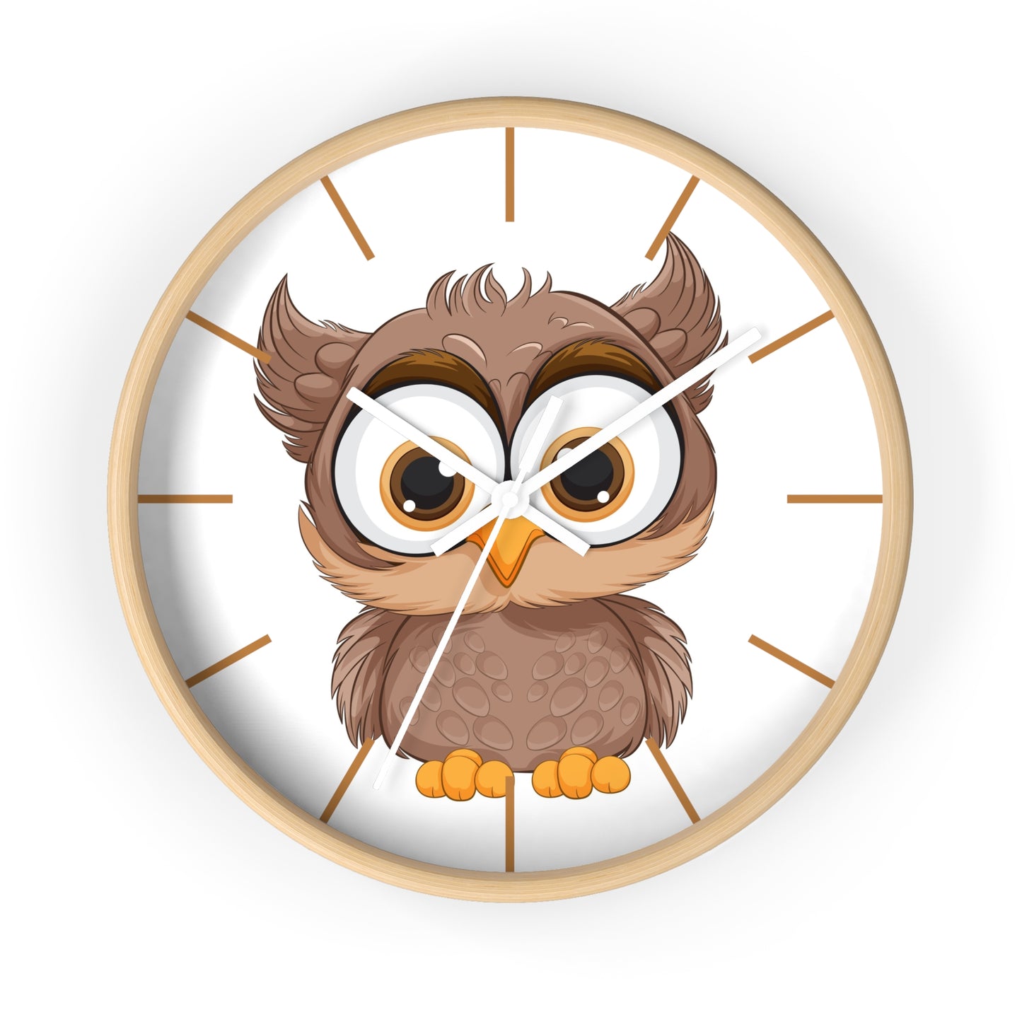 Wise Owl Wall Clock - Time for Thoughtful Charm