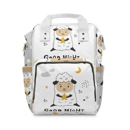 Sweet Dreams Sheep Multifunctional Diaper Backpack