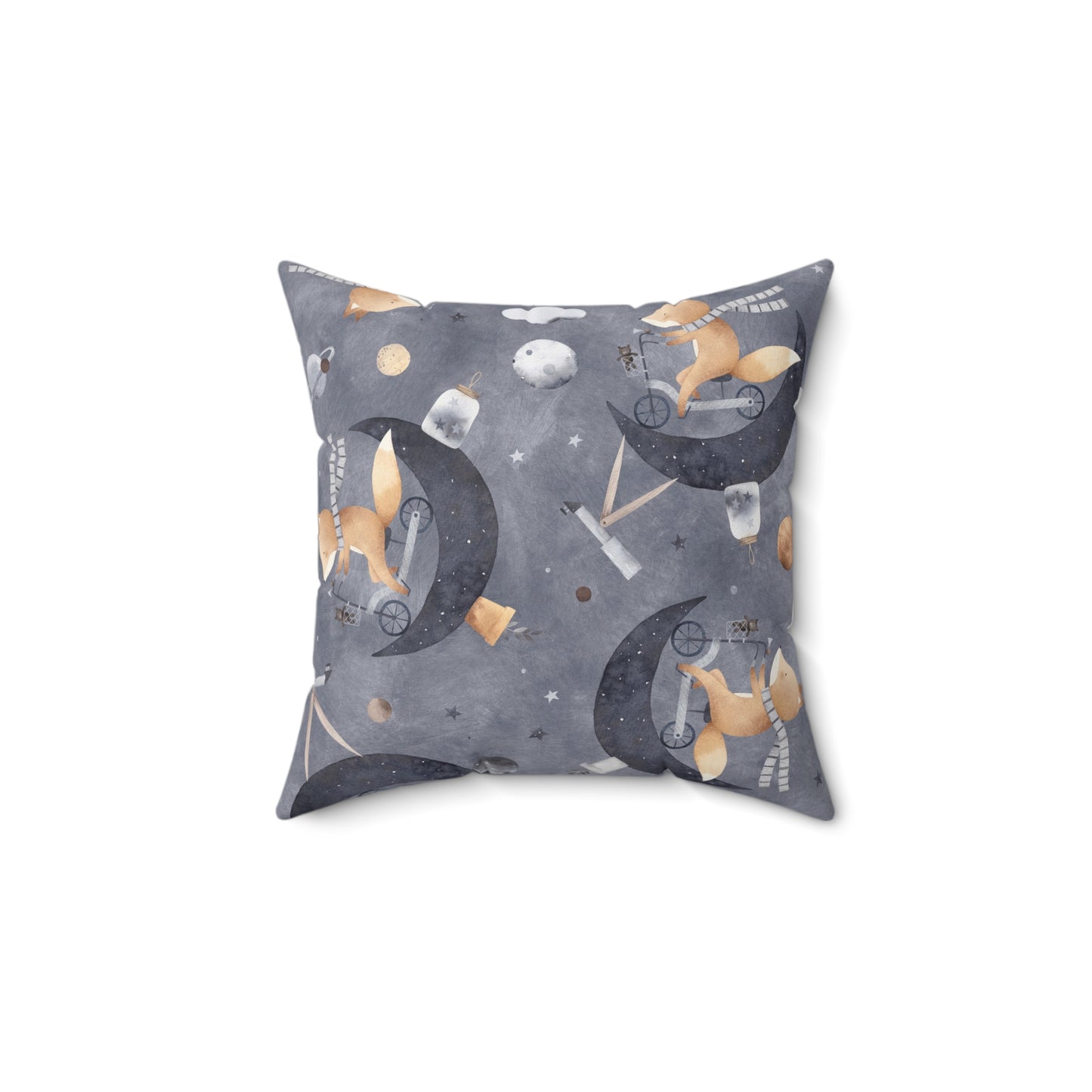 Moon Dream Bear Pillow - Celestial Kids Room Decor