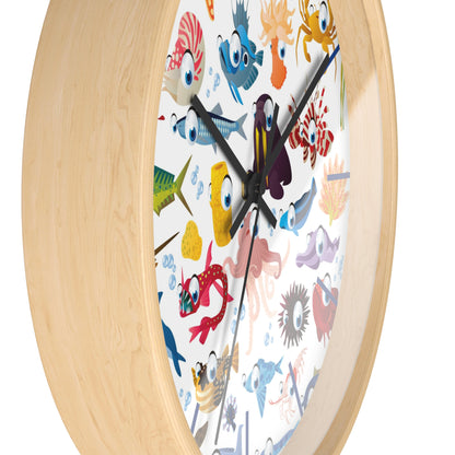 Undersea Smiles Wall Clock