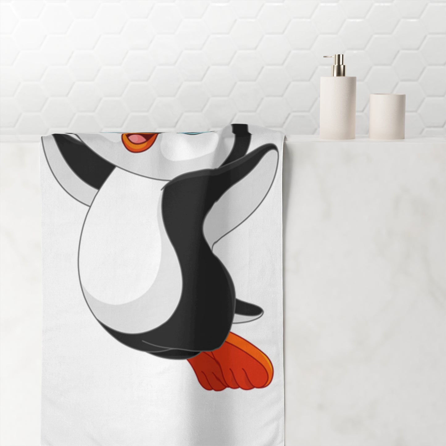 Happy Penguin Joy Towel