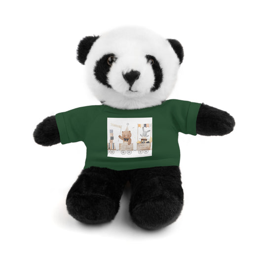 Cozy Panda Plush – Green Tee Edition