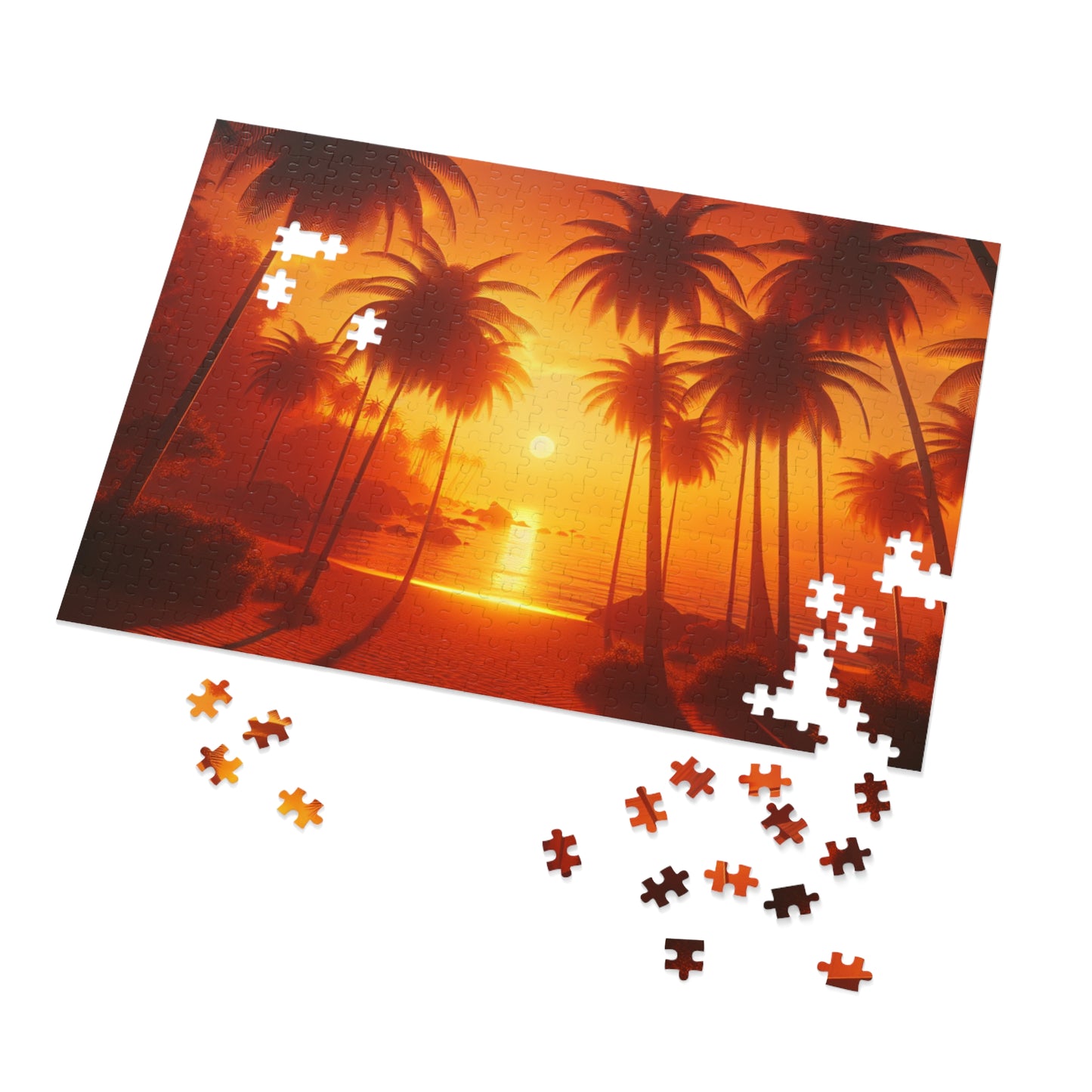 Jigsaw Puzzle with Tin