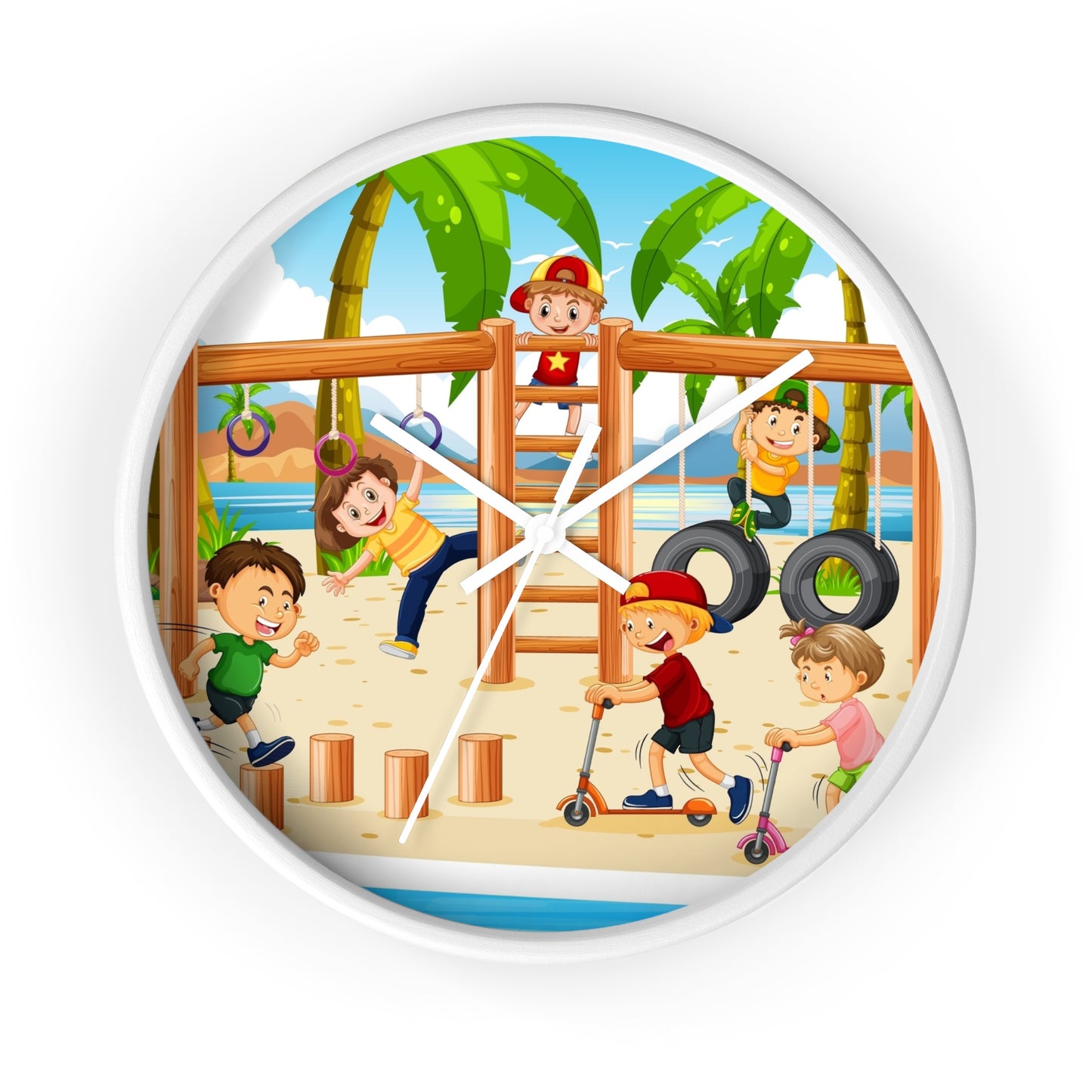 Playtime Paradise Wall Clock