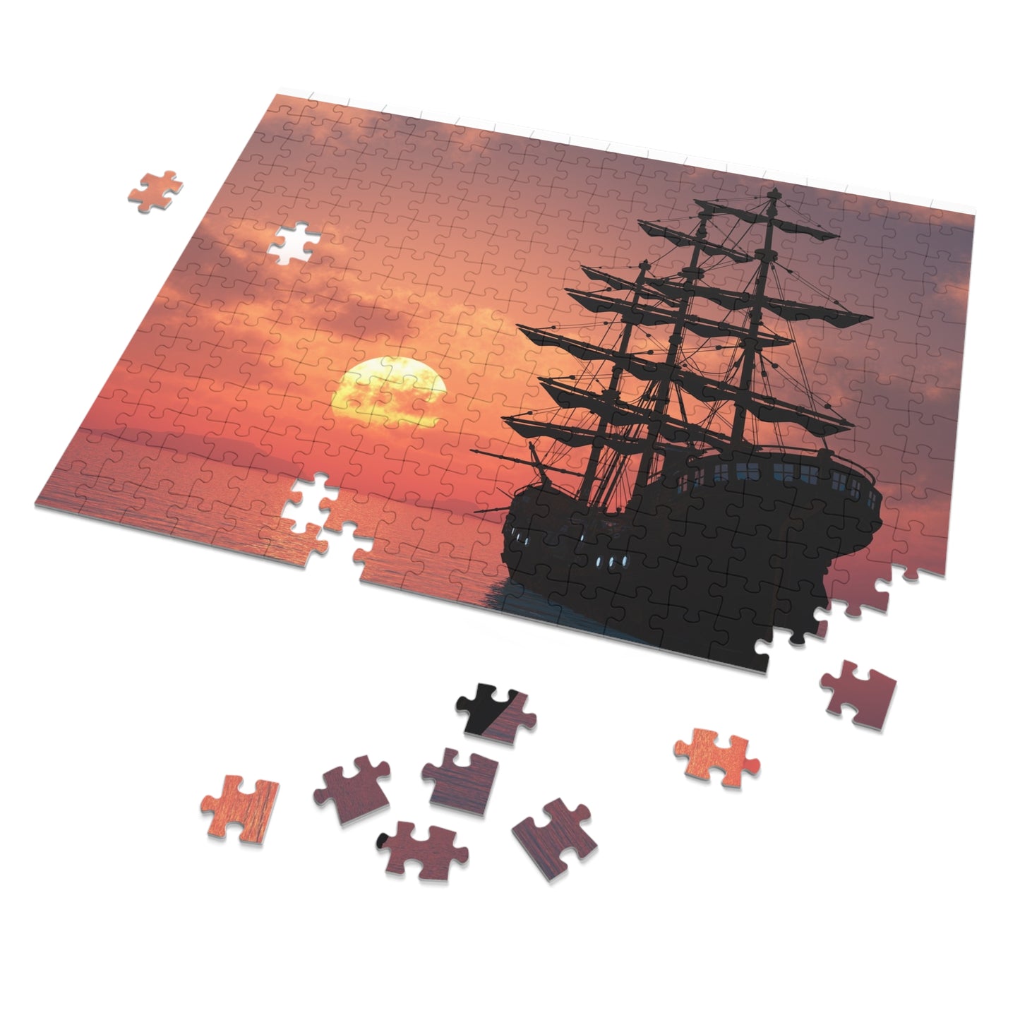 Jigsaw Puzzle with Tin