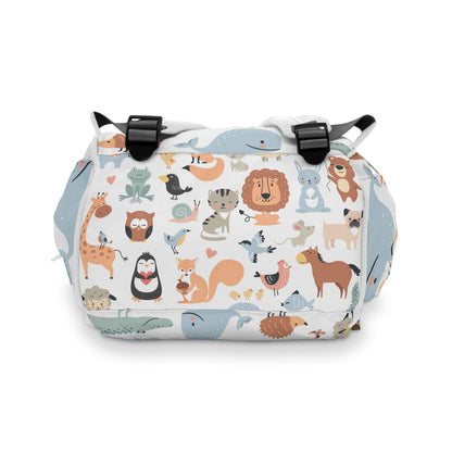 Forest Friends Multifunctional Diaper Backpack