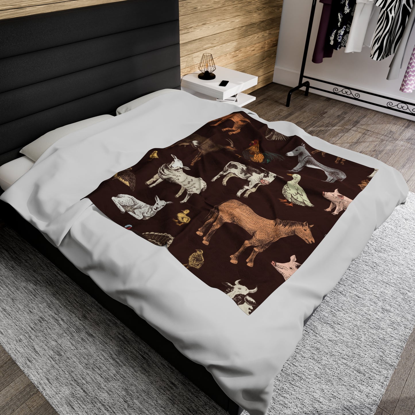 Horse Velveteen Plush Blanket