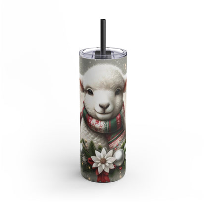 Cozy Winter Lamb Tumbler  Festive 20oz Magic