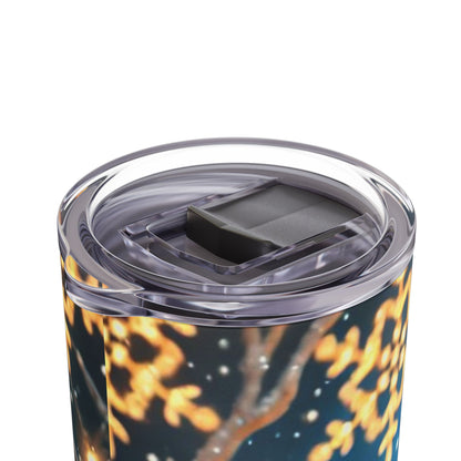 Cozy Glow: Winter Reindeer Skinny Tumbler 20oz