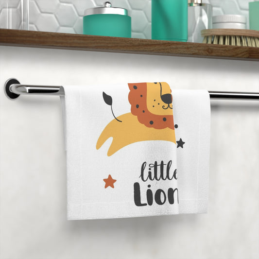 Little Lion Face Towel - Cute and Playful Lion Design