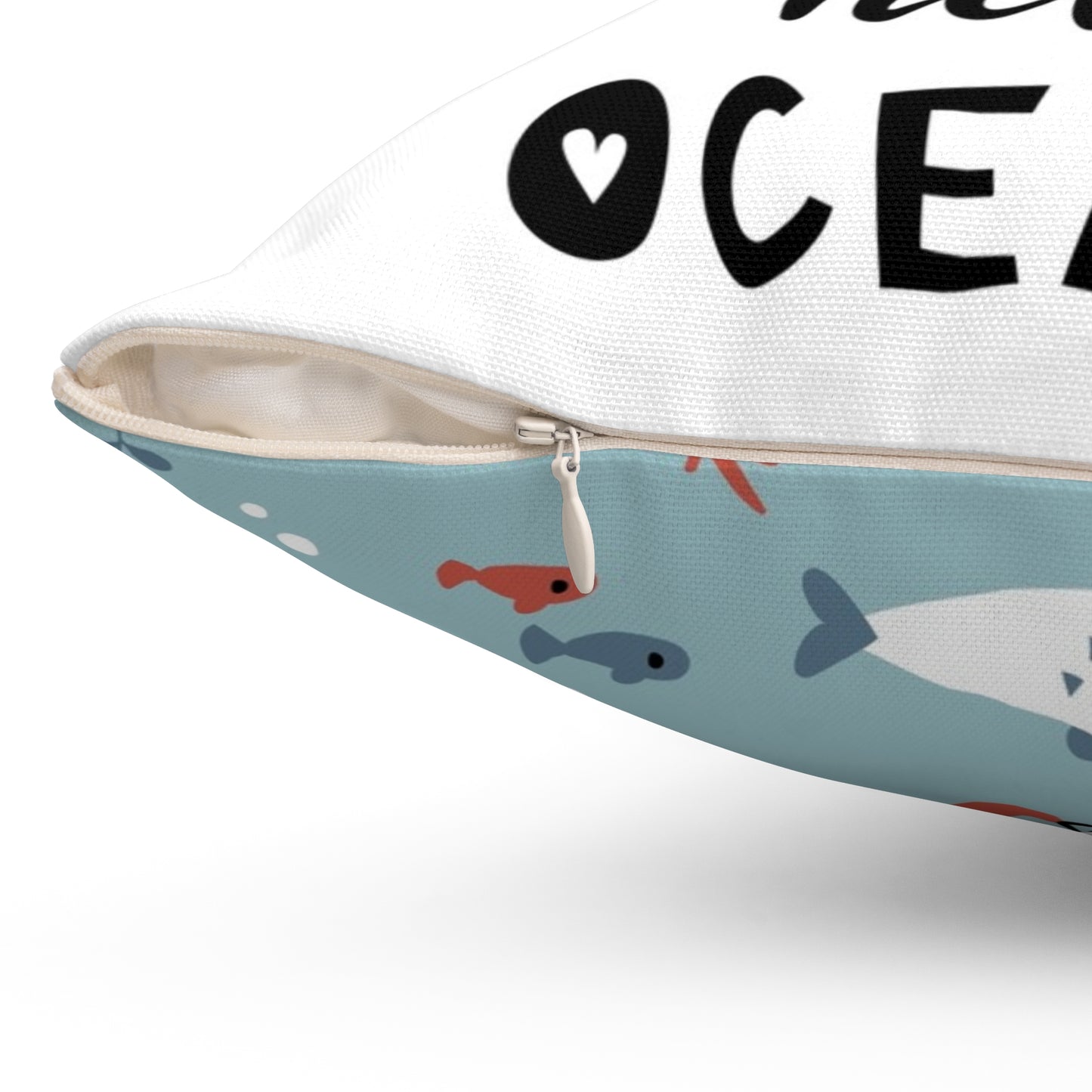 Hello Ocean Pillow - Adorable Underwater Decor