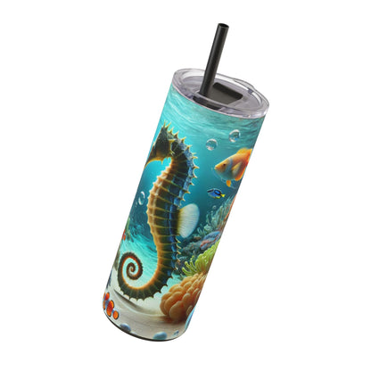 Ocean Grace Tumbler - 20oz Seahorse Serenity