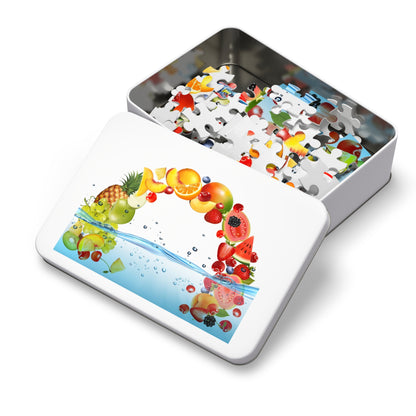 Jigsaw Puzzle with Tin