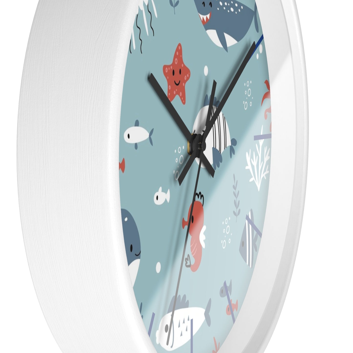 Underwater Friends Wall Clock - Dive into Fun Timekeeping