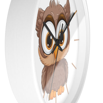 Wise Owl Wall Clock - Time for Thoughtful Charm