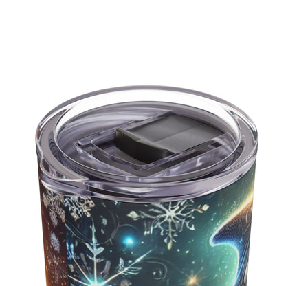 Festive Dolphin Tumbler 20 oz – Winter Cheer in Every Sip