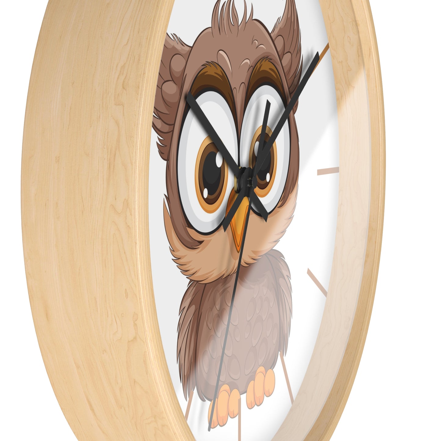 Wise Owl Wall Clock - Time for Thoughtful Charm