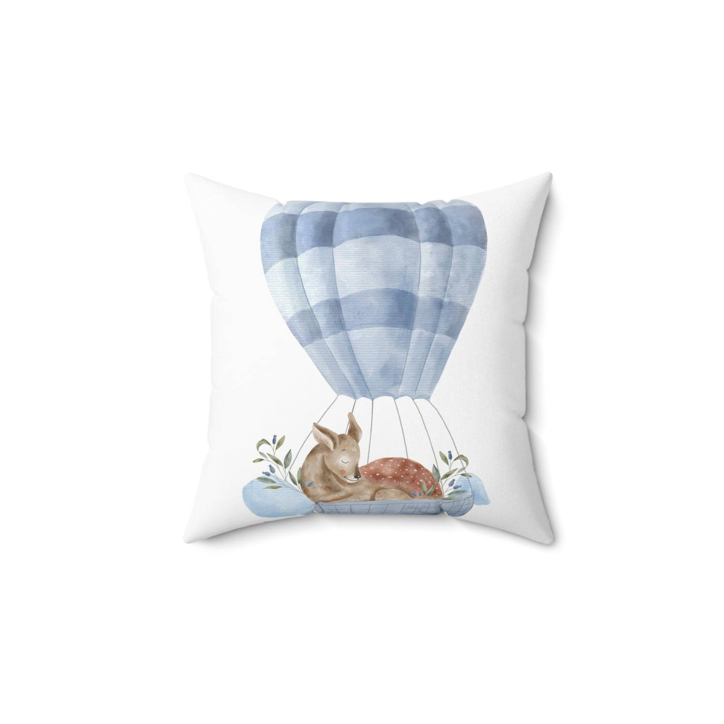 Dreamy Bear Balloon Pillow - Whimsical Nursery Decor