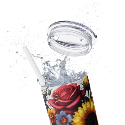 Skinny Tumbler with Straw, 20oz