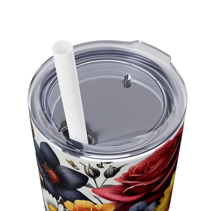 Skinny Tumbler with Straw, 20oz