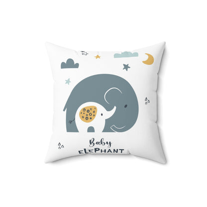 Baby Elephant Pillow - Adorable Nursery Decor