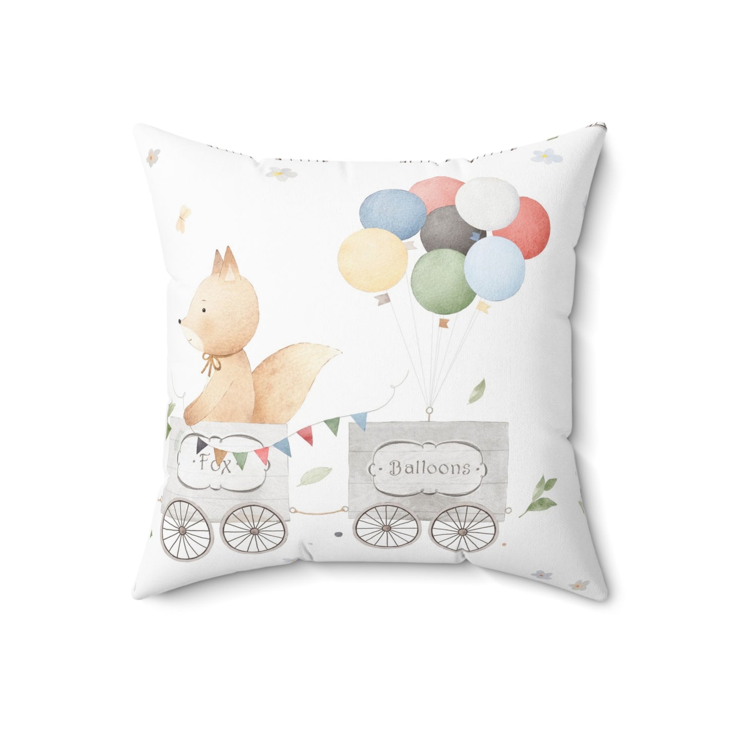 Balloon Dreams Pillow - Whimsical Kids Room Decor