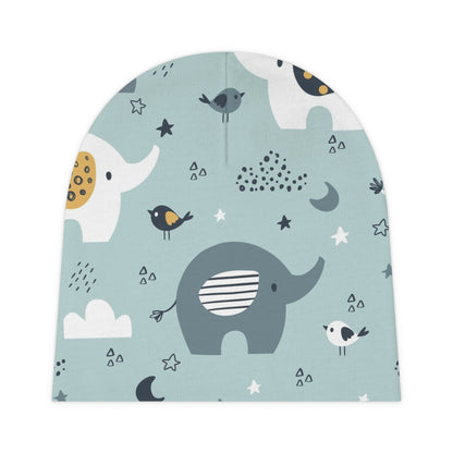 Dreamy Elephant Baby Beanie – Soft & Whimsical Infant Hat 🌙🐘