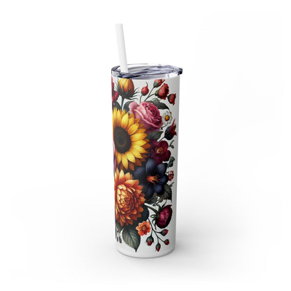 Skinny Tumbler with Straw, 20oz