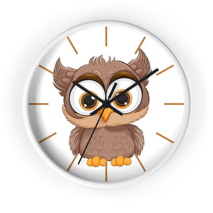 Wise Owl Wall Clock - Time for Thoughtful Charm