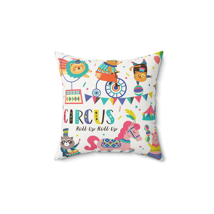 Circus Fun Pillow - Colorful Kids Room Decor