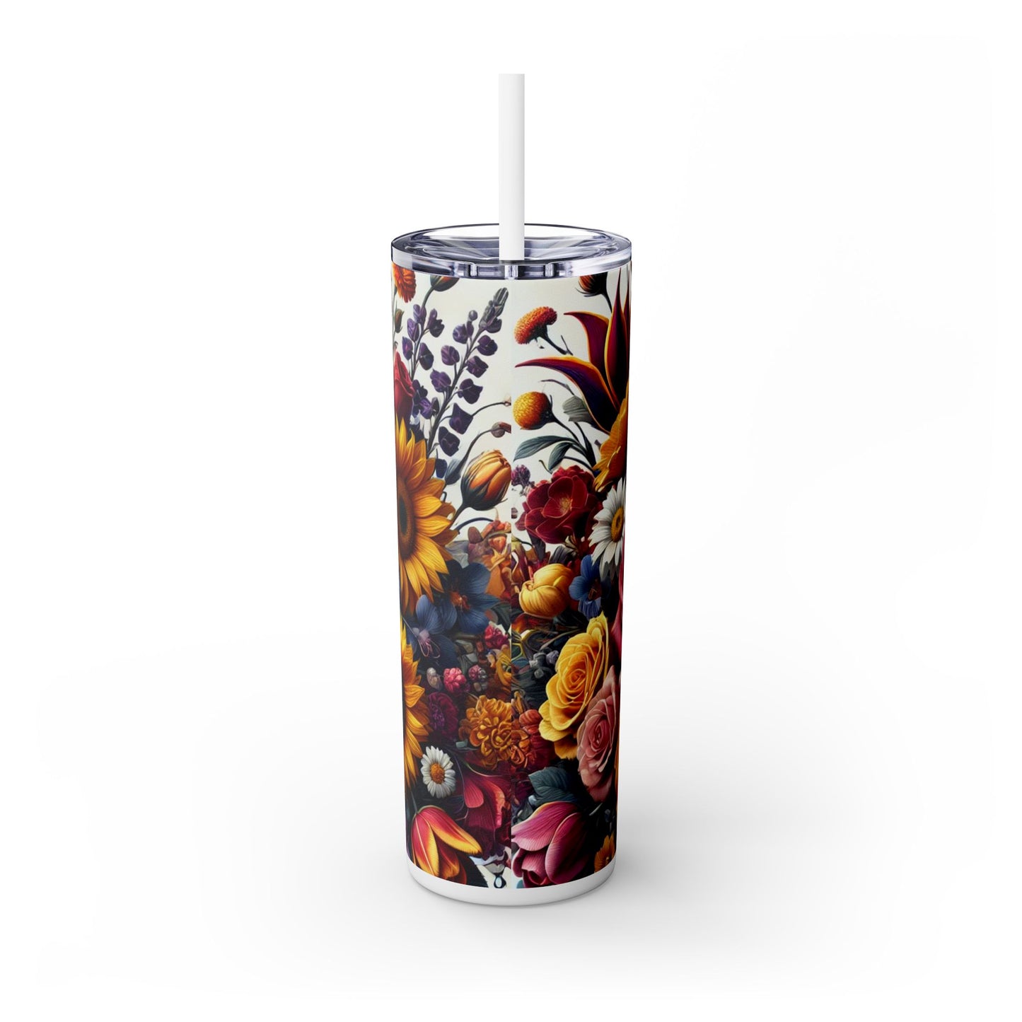 Skinny Tumbler with Straw, 20oz