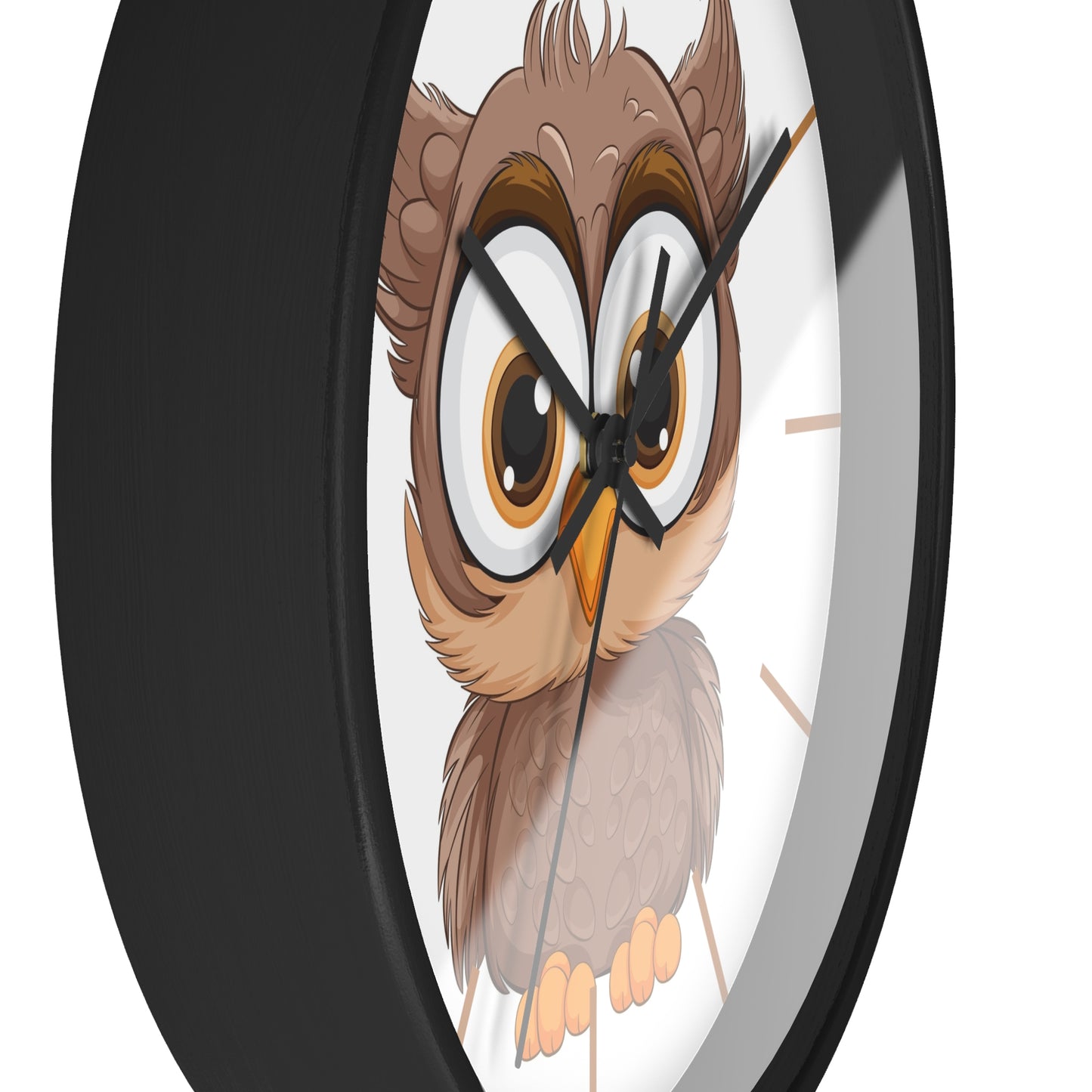 Wise Owl Wall Clock - Time for Thoughtful Charm