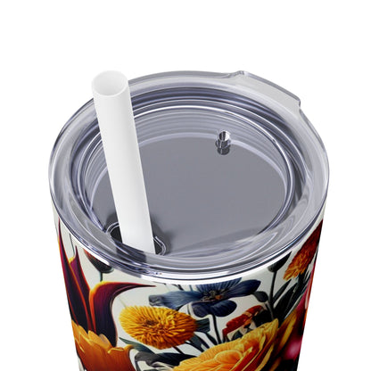 Skinny Tumbler with Straw, 20oz