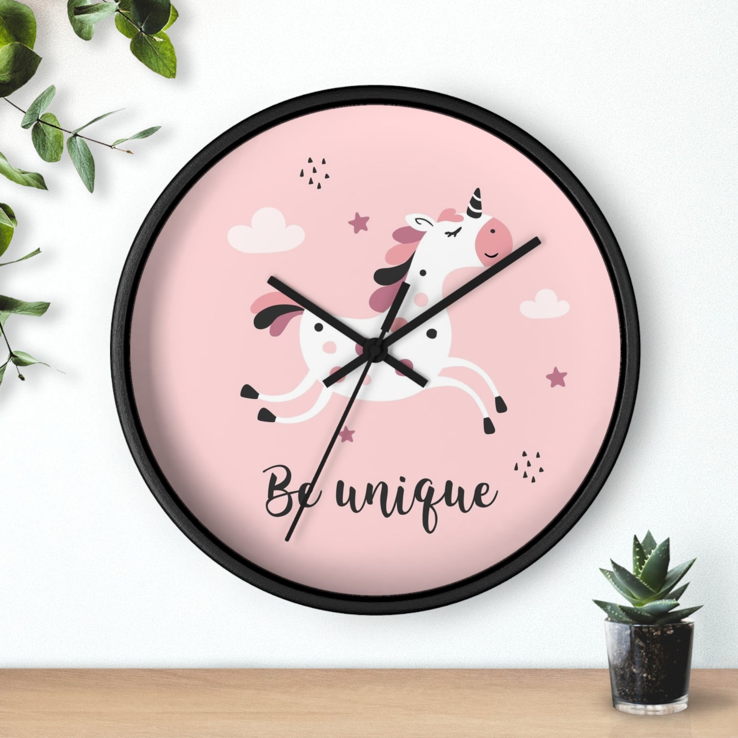 Be Unique Unicorn Wall Clock - Magical Timekeeper for Dreamers