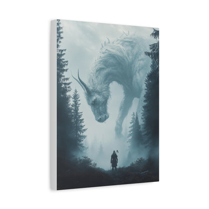 Forest Sentinel - Mystical Dragon Canvas Art