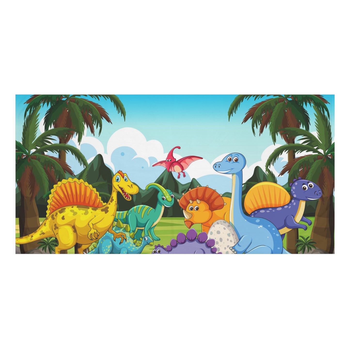 Dino Adventure Beach Towel