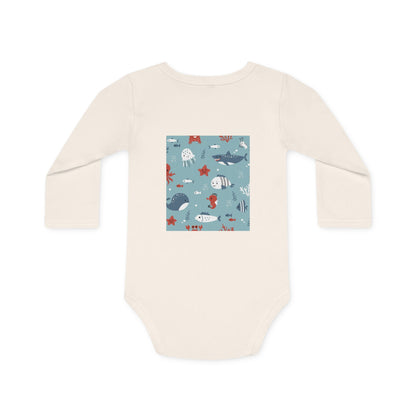 Hello Ocean” Baby  Organic Bodysuit