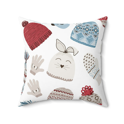 Winter Tale Decorative Spun Polyester Square Pillow